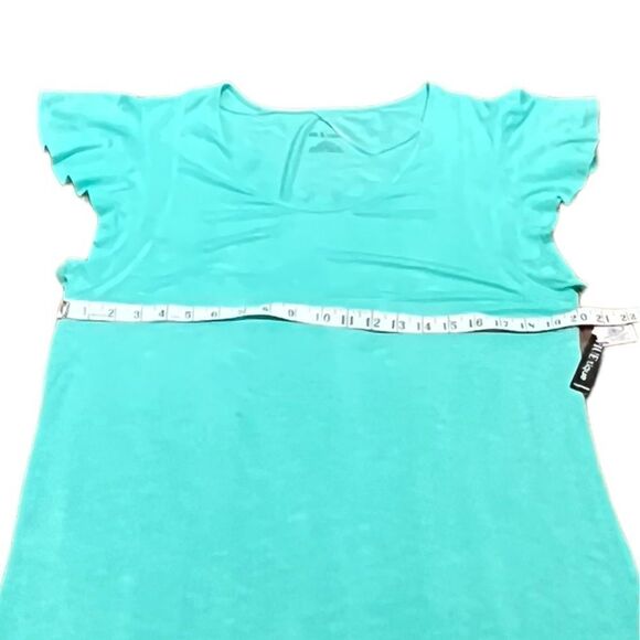 NWT HUEtique Sleepwear Women’s Flutter Sleeve Sleep Shirt, Size L - Picture 3 of 7